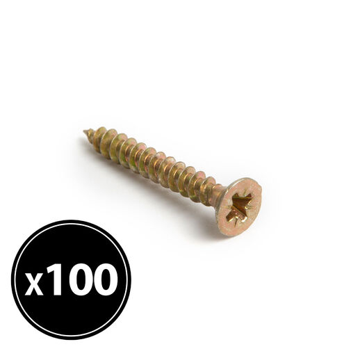 04802B • Forgácslap csavar - sárga - 3 x 25 mm - 100 db / csomag