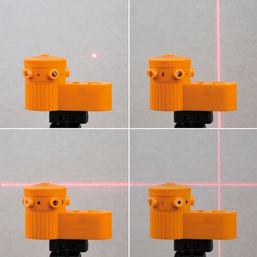 10289 • Lézeres mini szintező tripoddal - 105 x 50 x 60 mm - 3 x AG13