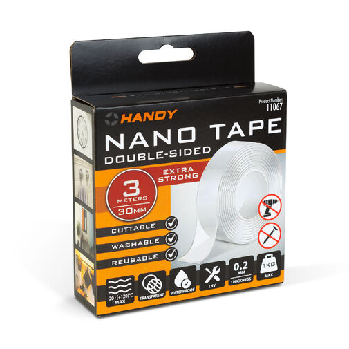 11067 • Extra erős kétoldalas nano ragasztószalag - 300 x 3 x 0,2 cm