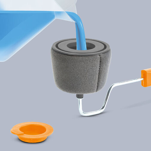 11175 • Csepegésmentes festőhenger festékadagoló tartállyal 