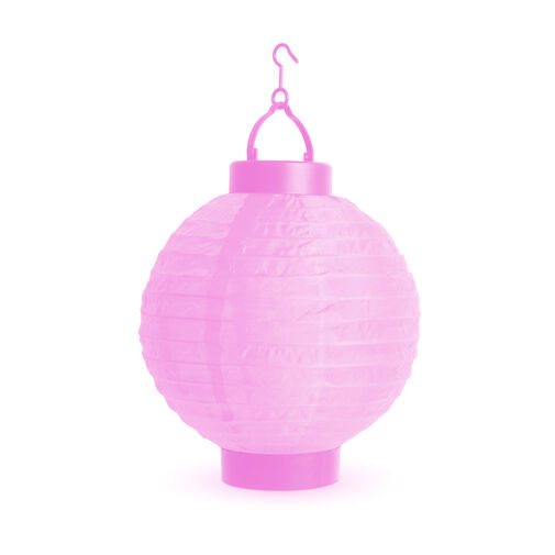 11399PK • LED-es lampion - 1 LED - rózsaszín - 2 x AAA