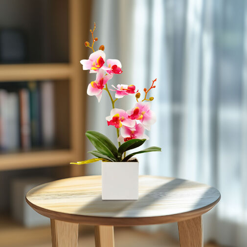 11902 • Műnövény dekoráció - orchidea - 3 féle - 37 cm