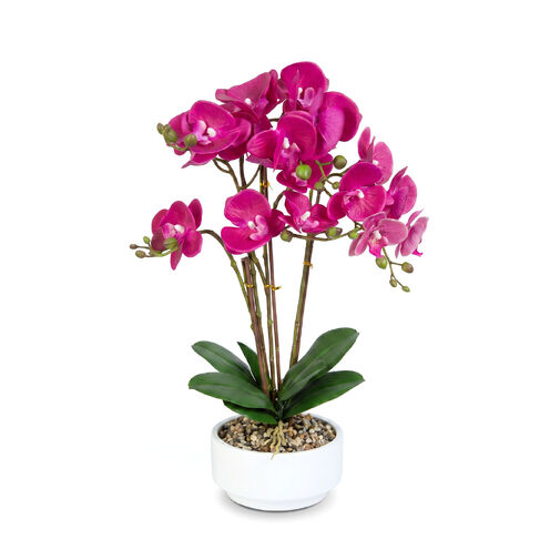 11919 • Műnövény dekoráció - orchidea - 5 féle - 56 cm