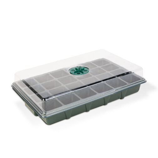 11982 • Palántanevelő szett tetővel - 37 x 23 x 9 cm