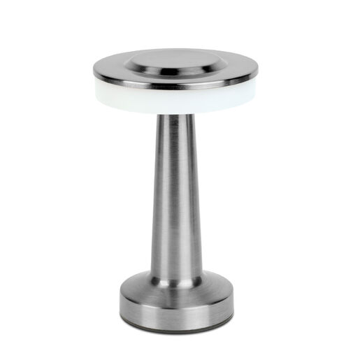 12500B • Asztali lámpa - ezüst színű - állítható színhőm, fényerő - akkumulátoros - USB