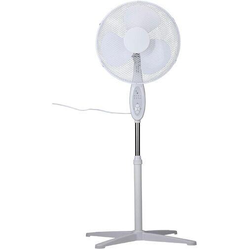 51101 • Állóventilátor - 40 cm - 45W - 3 sebesség - oszcilláló - fehér - 220-240V AC