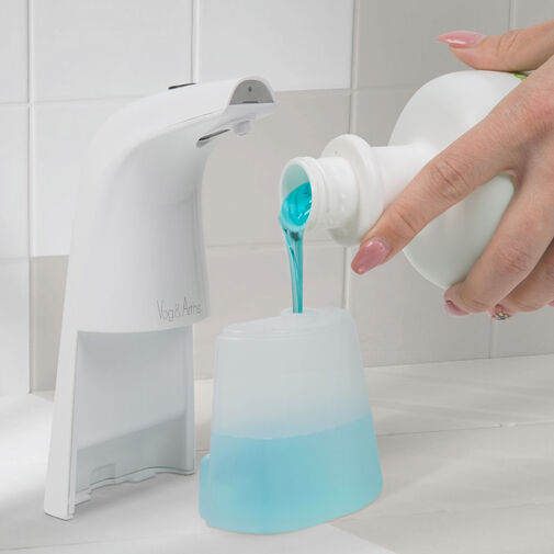 51123A • Automata habszappanadagoló - 250 ml - álló / falra akasztható - USB + elemes