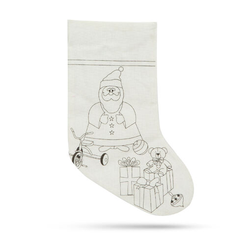 55996A • Színezhető mikulás zokni