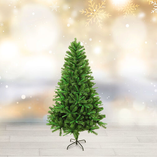 56485B • Műfenyő - 150 cm - 3D lucfenyő - kétszínű - PVC