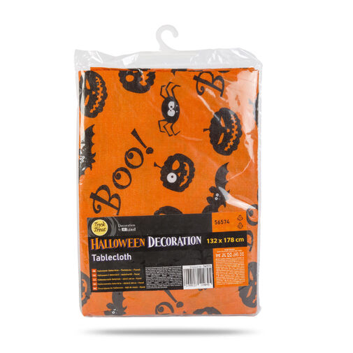 56574 • Halloween-i dekoráció - asztalterítő - flanel - 132 x 178 cm