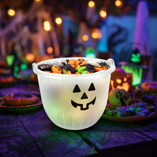 56577 • Halloween-i dekoráció - vödör - 2 féle - 20 x 16 cm