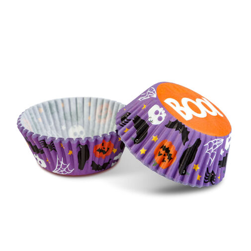 56579 • Halloween-i dekoráció - muffin papír szett - 50 db - 4 féle - 7 x 5 x 3,2 cm