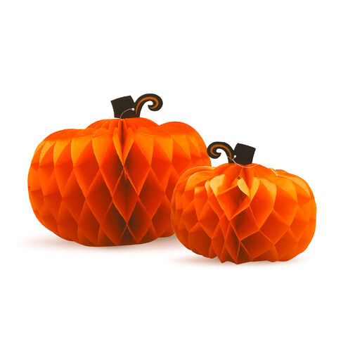 56583 • Halloween-i dekoráció - tök lampion - papír - 25/30 cm - 2 db / csomag