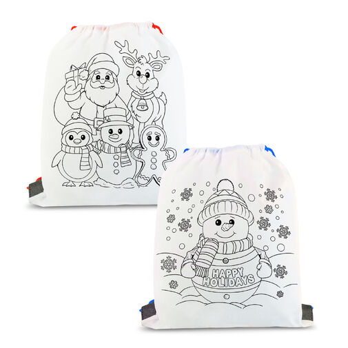 57317E • Színezhető tornazsák - 4 filccel - 33 x 27 cm - 2 féle