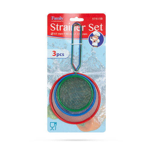 57511B • Szűrő szett - fém - 3 méretben
