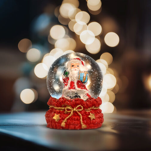 58061E • Karácsonyi hógömb - 4 féle - 12 db / display