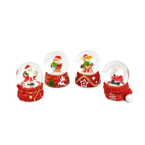 58061E • Karácsonyi hógömb - 4 féle - 12 db / display