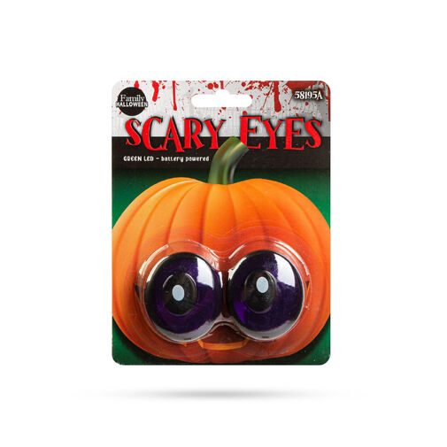 58195A • Halloween-i ijesztő szempár - zöld LED-es - elemes