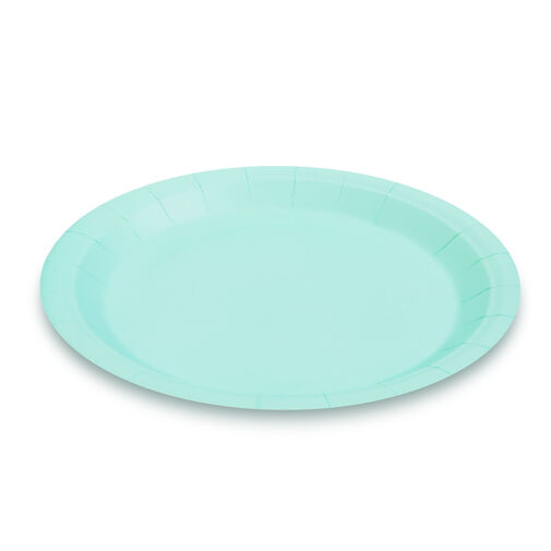 58235B • Papírtányér szett - kék - 23 cm - 12 db / csomag