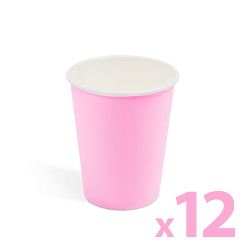 58237C • Papírpohár - rózsaszín - 2,5 dl - 12 db / csomag