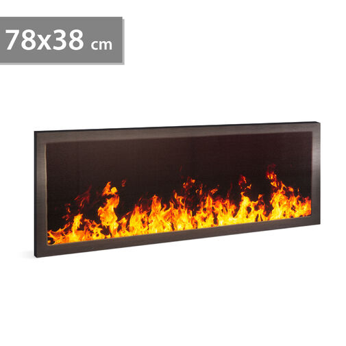 58500 • LED-es fali hangulatkép - valósághű kandalló - 78 x 38 cm