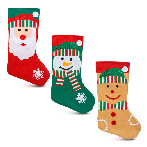 58668B • Karácsonyi csizma - 42 x 24,5 cm - textil - 3 féle
