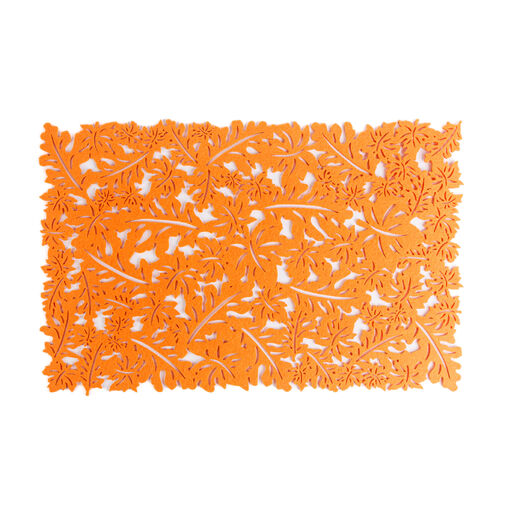 59011A • Őszi dekoráció - alátét - filc, narancssárga - 44,5 x 28,5 cm