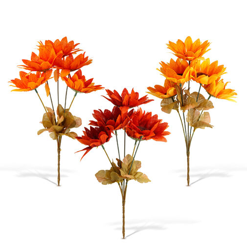 59014 • Őszi dekoráció - napraforgó - 3 féle - 35 cm