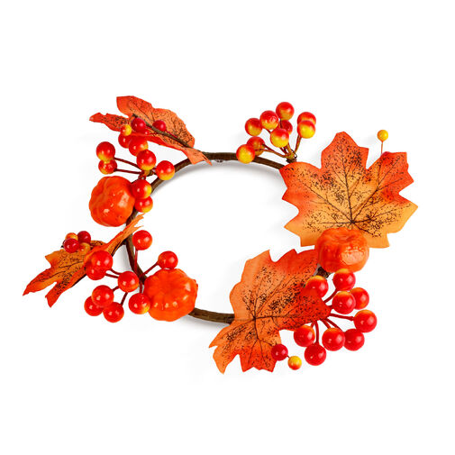 59028 • Őszi dekoráció - juharlevél koszorú - 22 cm