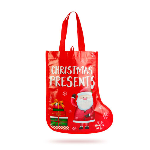 59713A • Karácsonyi ajándéktáska - csizma - 33 cm - piros