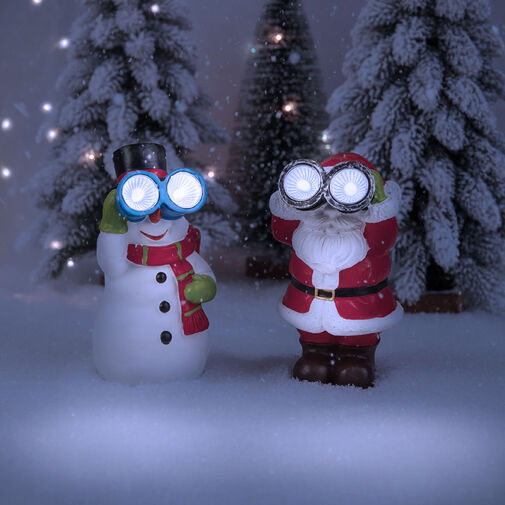 59763 • Szolár karácsonyi dekoráció - hidegfehér - 3 féle - 8 x 7,5 x 14 cm