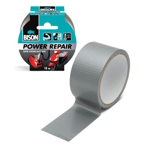 B12507 • Power Repair szöveterősített ragasztószalag - szürke - 10 m