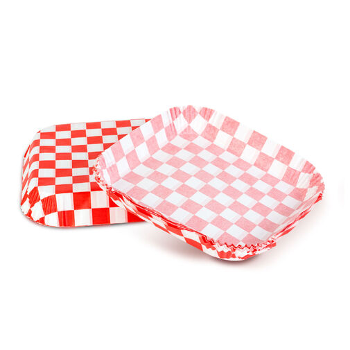 BW1030B • Air fryer sütőpapír - olaj nélküli sütőhöz - kockás, négyzet - 23 cm - 50 db / csomag