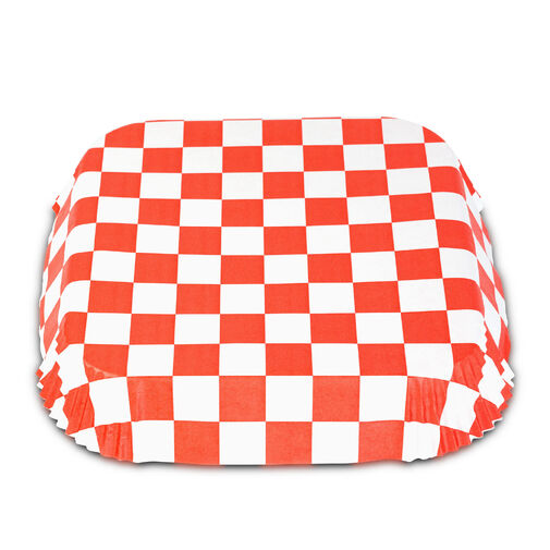 BW1030B • Air fryer sütőpapír - olaj nélküli sütőhöz - kockás, négyzet - 23 cm - 50 db / csomag