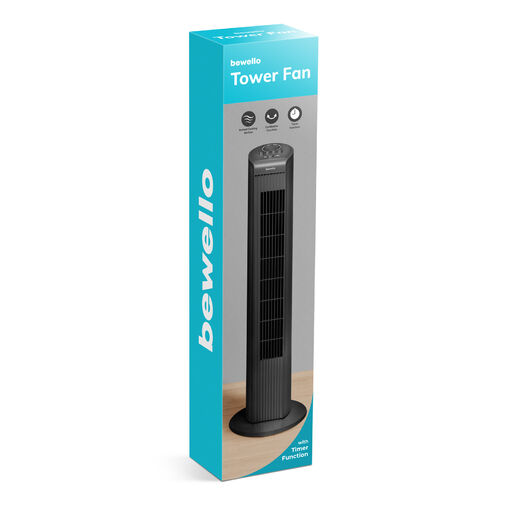BW2053BK • Oszlopventilátor - 220-240V, 45 W - fekete