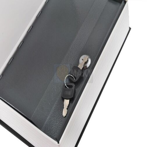 DA00338 • Széf - könyv megjelenés - 24 x 15,5 x 5,5 cm - fekete