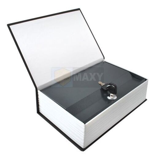 DA00338 • Széf - könyv megjelenés - 24 x 15,5 x 5,5 cm - fekete