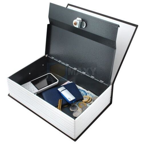 DA00338 • Széf - könyv megjelenés - 24 x 15,5 x 5,5 cm - fekete