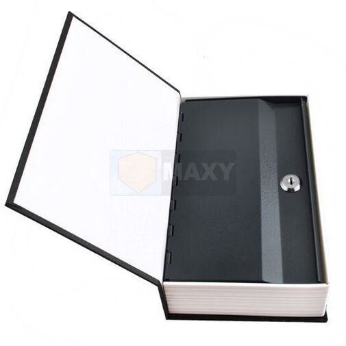 DA00338 • Széf - könyv megjelenés - 24 x 15,5 x 5,5 cm - fekete