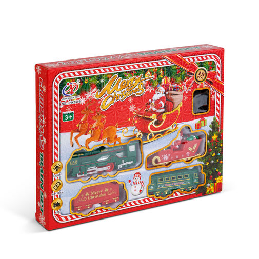 DA00350 • Karácsonyi kisvasút - világít - elemes - 3 féle pálya