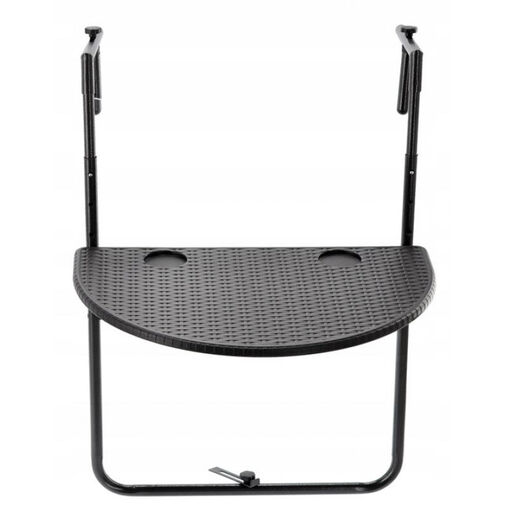 DA01189A • Lehajtható függő asztal erkélyre - íves - 60 x 64 x 83,5 cm