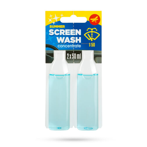 P50443 • Nyári szélvédőmosó koncentrátum - bogároldó hatással - 2 x 50 ml