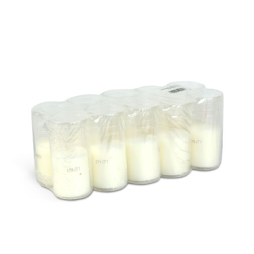 TW1004 • 10 db-os mécses betét - Ø4,8 cm - szín: fehér