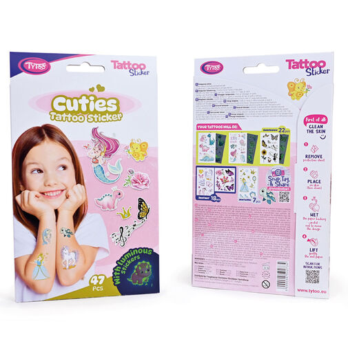 TY50273 • Cuties tetoválás matrica szett - 47 db / csomag