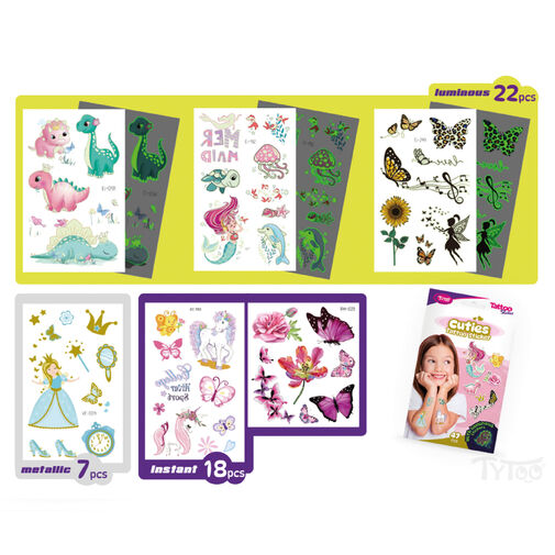 TY50273 • Cuties tetoválás matrica szett - 47 db / csomag