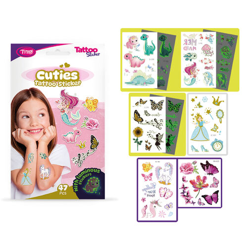 TY50273 • Cuties tetoválás matrica szett - 47 db / csomag
