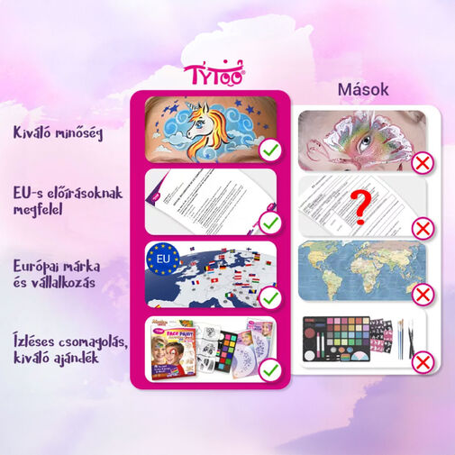 TY50786 • Tytoo arcfesték szett - 